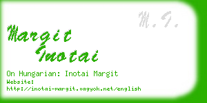 margit inotai business card